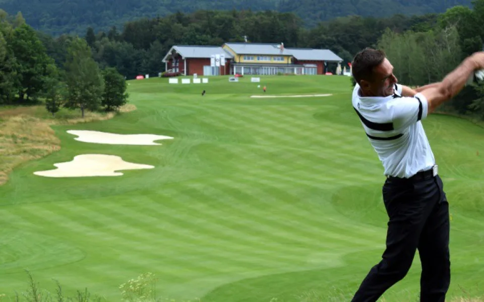 Roman Šebrle v Liberci poprvé výrazně uspěl v profi golfu