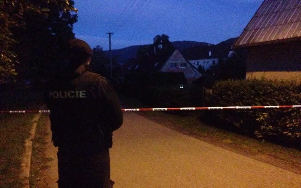 Policie na místě události