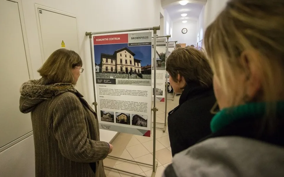 Putovní výstava na téma brownfields je k vidění ve Vratislavicích