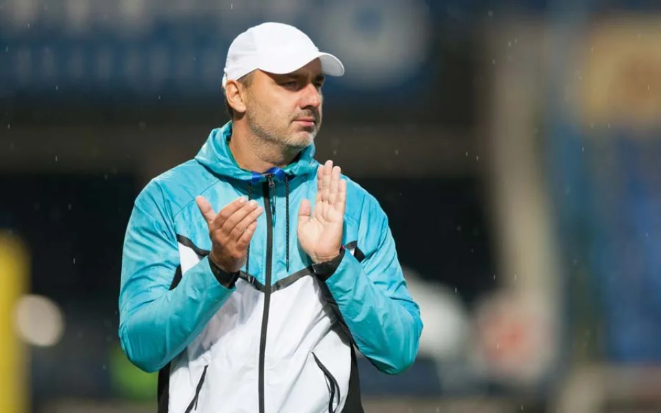 Jindřich Trpišovský při utkání s Teplicemi
