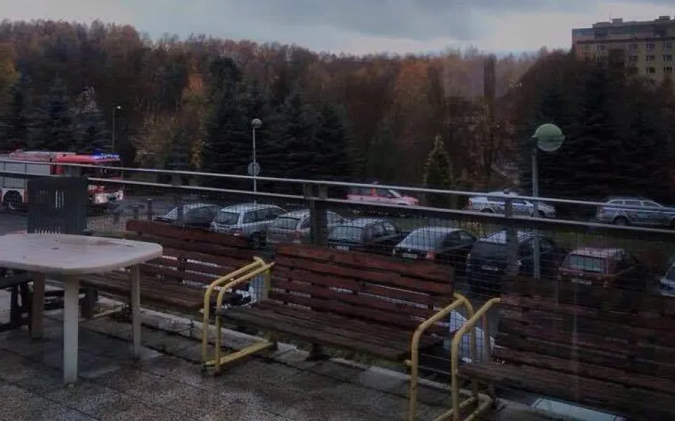 Hasiči a policie na místě