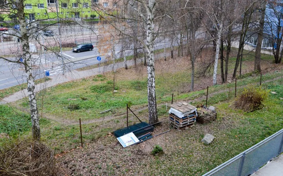 Zanedbaný kout se promění v park