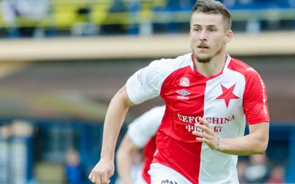 Radek Voltr v dresu Slavie