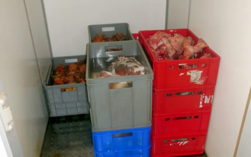 Inspektoři odhalili ve frýdlantské střední škole vepřové maso z nelegální porážky