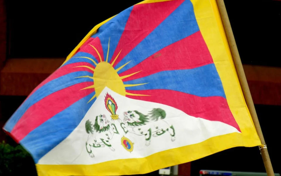 Ilustrační foto; vlajka Tibetu