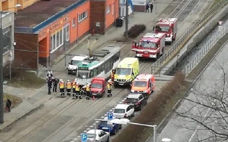 Nehoda v ulici Na Bídě