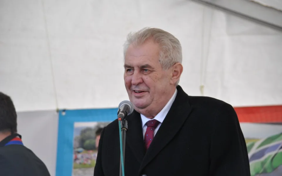 Miloš Zeman v Prysku