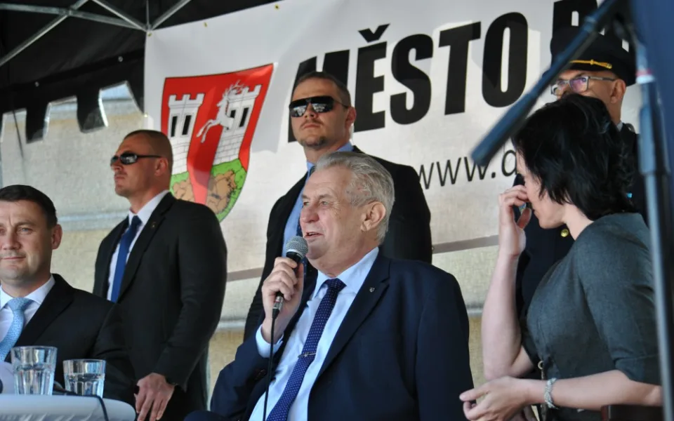Miloš Zeman v Doksech