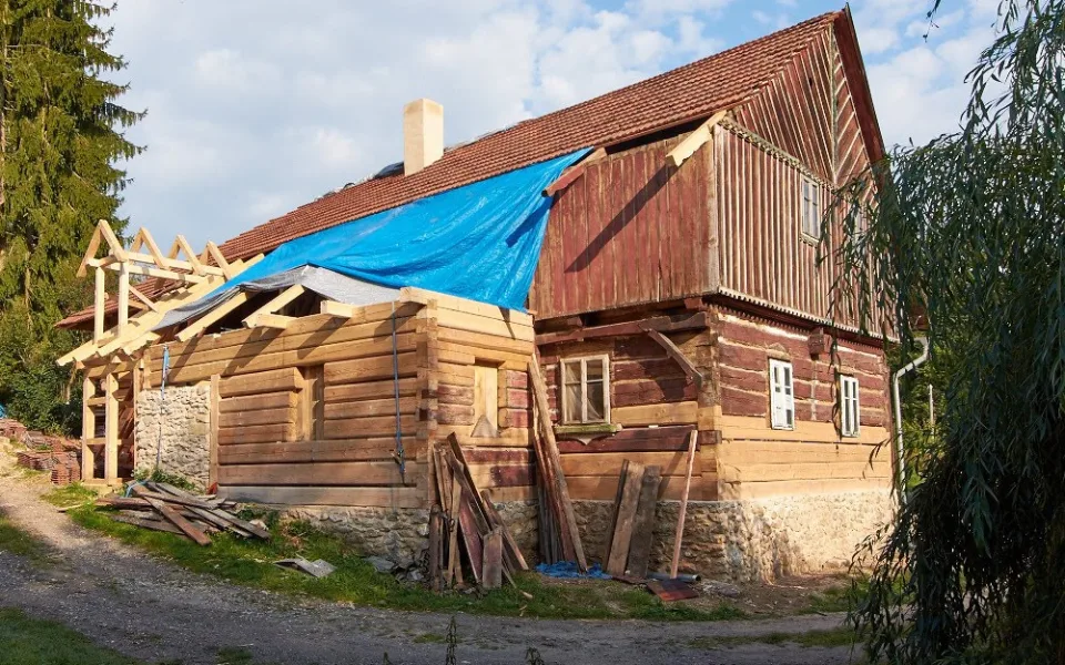 Stav v létě 2016.
