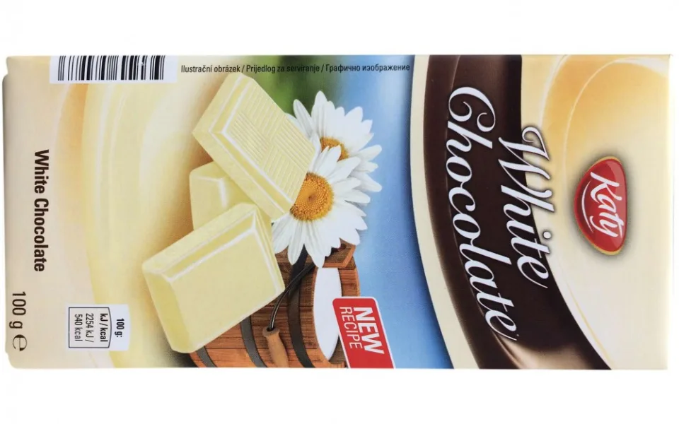 Bílá čokoláda Katy.