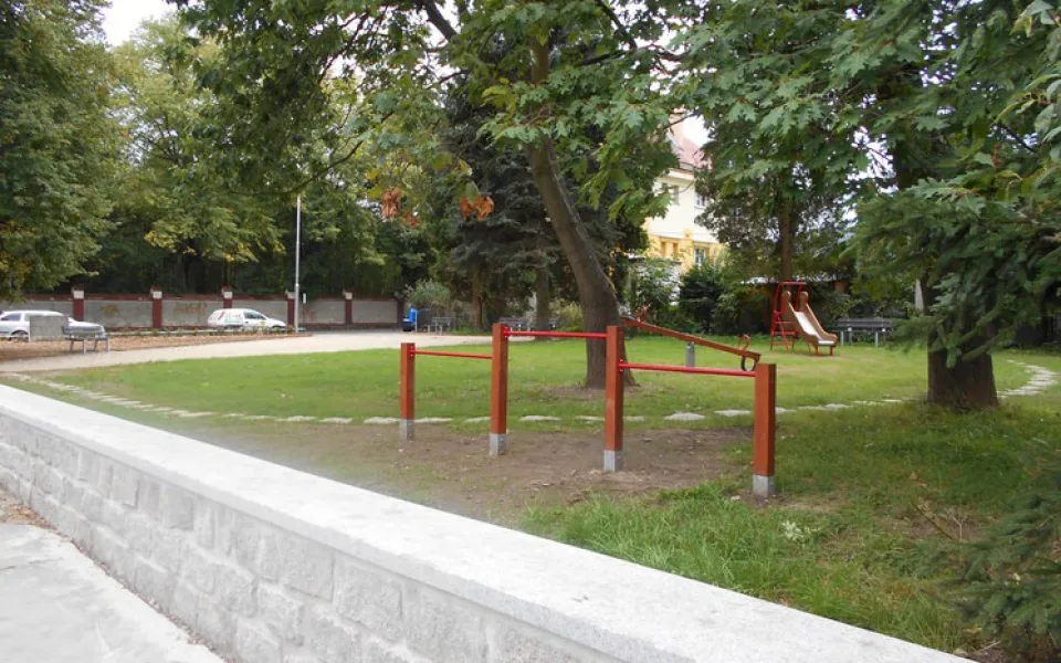 Nové hřiště na Americké.