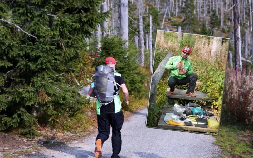 René Kujan chce během týdne zdolat 360 kilometrů.