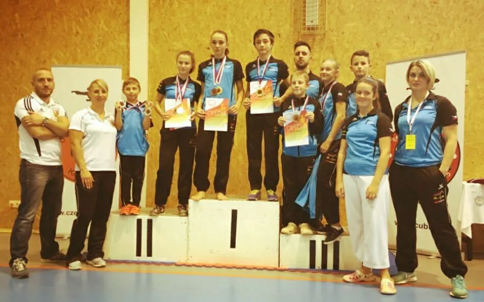 Shotokan na závodech v Kladně.