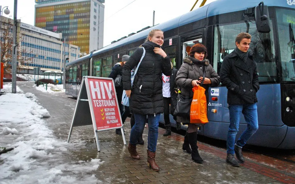 ilustrační foto; osvětová tramvaj.