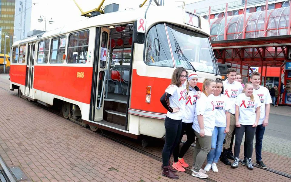 Osvětová tramvaj.