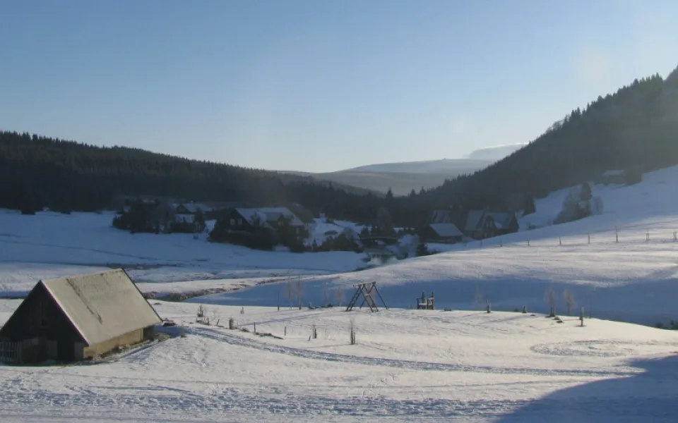 Na Jizerce klesly ráno teploty na minus 15 stupňů Celsia.
