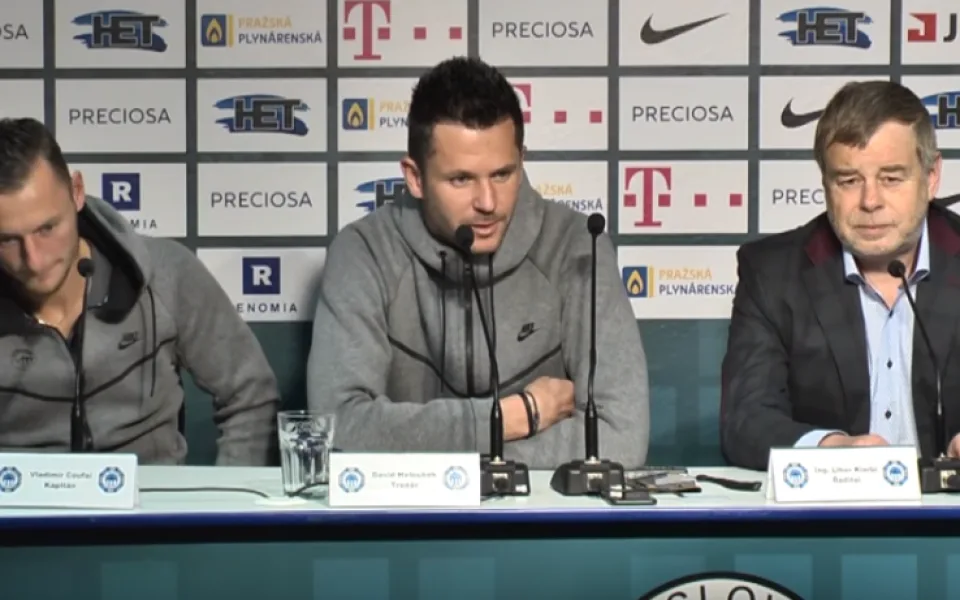 Tisková konference před jarní částí ligy.
