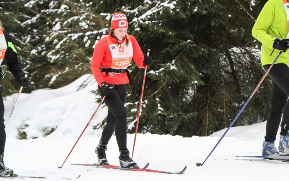 Anna Urbanová na trati.