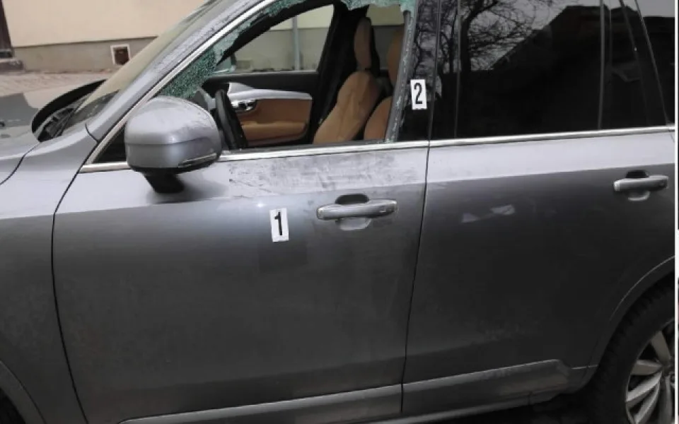 Vykradené auto.