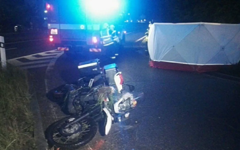 U Hodkovic zemřel motorkář.