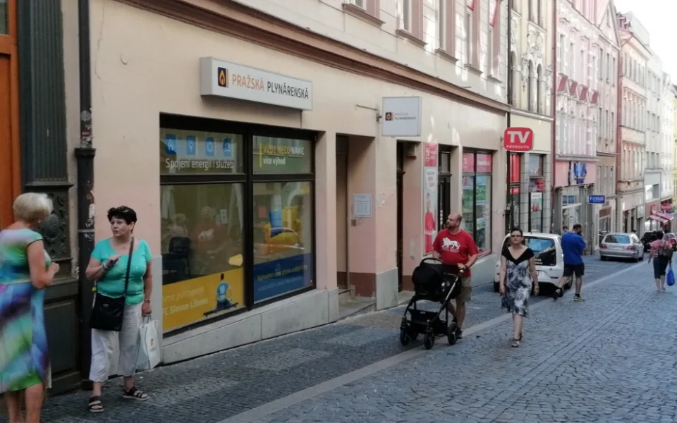 Pražská plynárenská má pobočku v Pražské ulici,