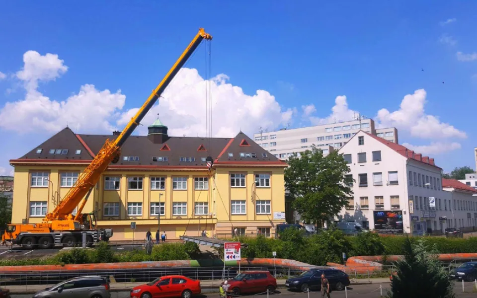 Lávka u Krajského úřadu Libereckého kraje