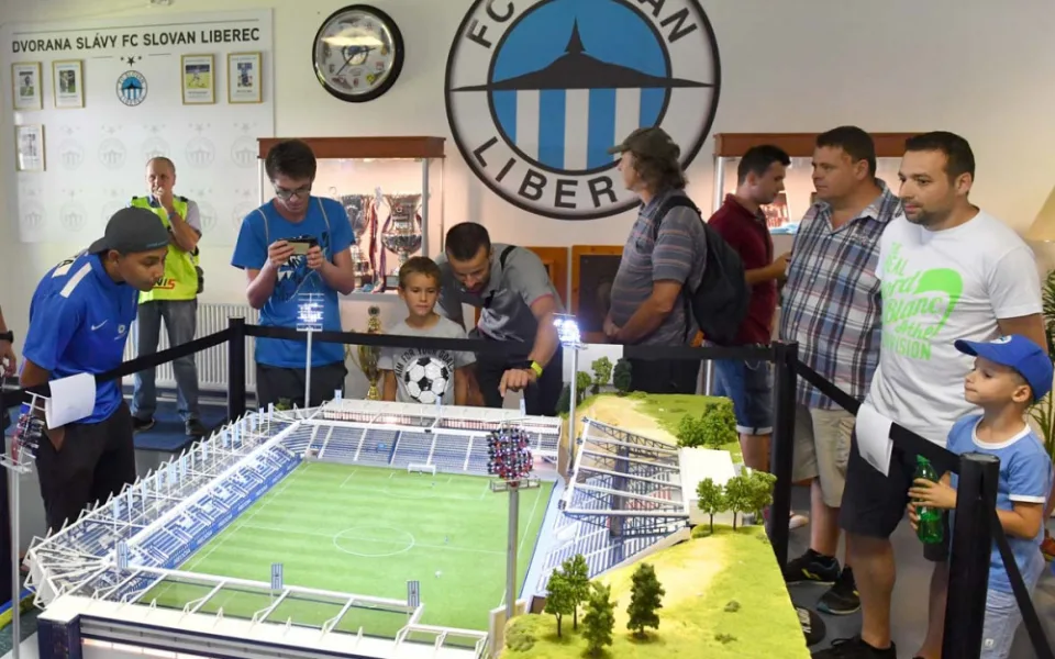 Model stadionu U Nisy