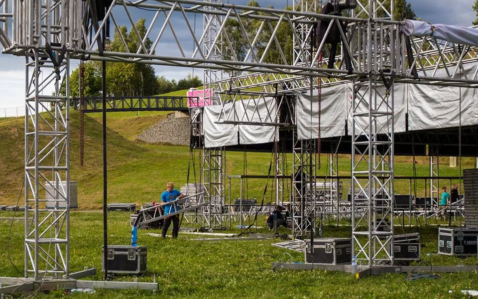 Příprava festivalu. Ilustrační foto.