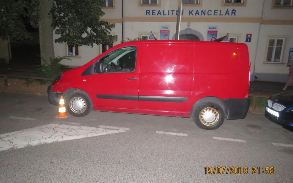 Odřený automobil