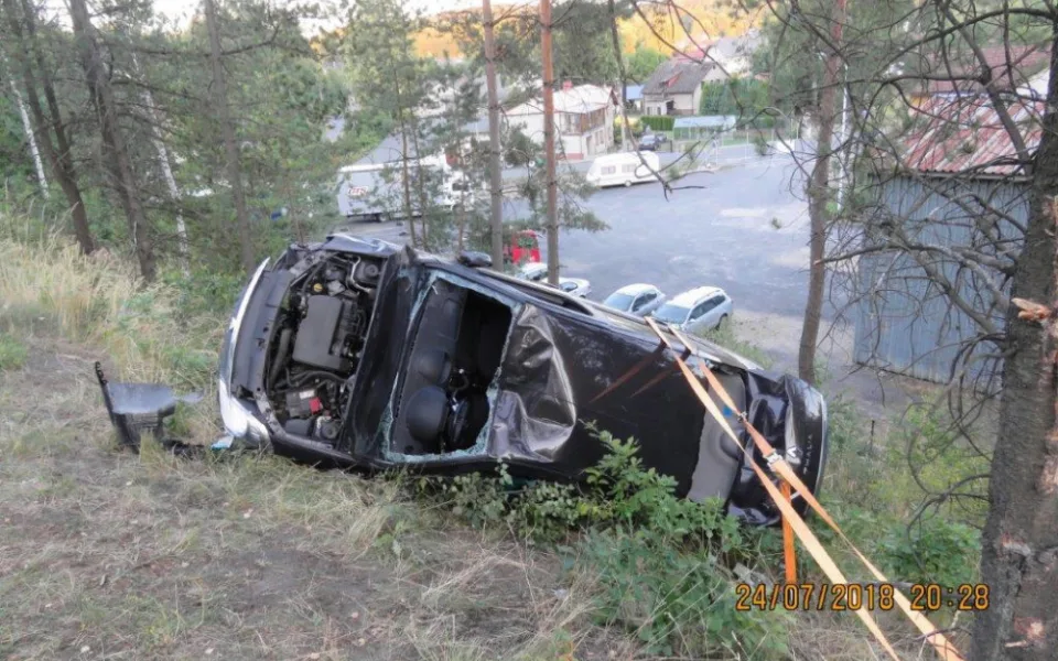 Foto z místa nehody