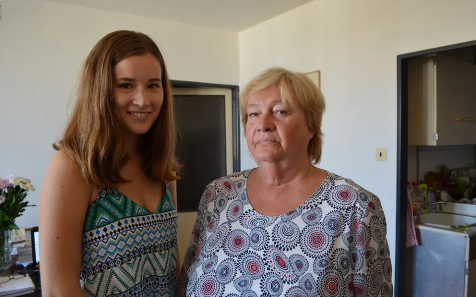 Na snímku autorka dokumentu Klára Mališová s novinářkou Martou Bystrovovou