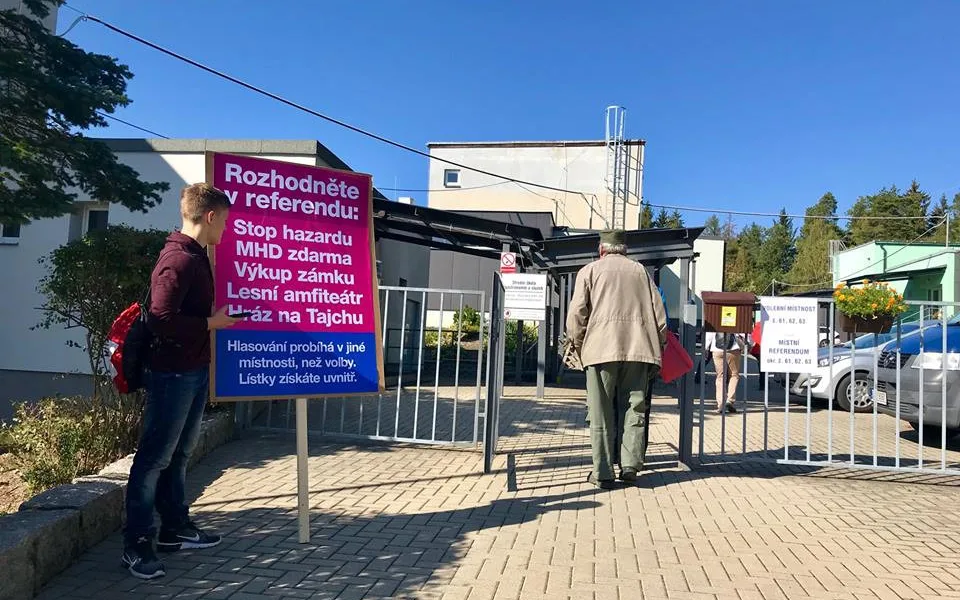 V Liberci proběhlo referendum.
