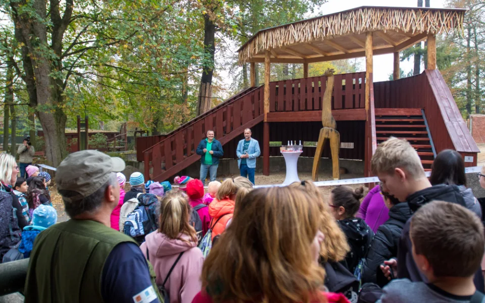 Zrekonstruovaná vyhlídka v liberecké zoo