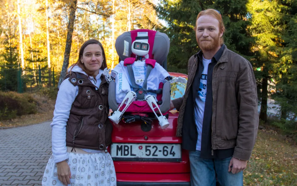Matylda se svými autory Radkou Benšovou a Michalem Seidlem