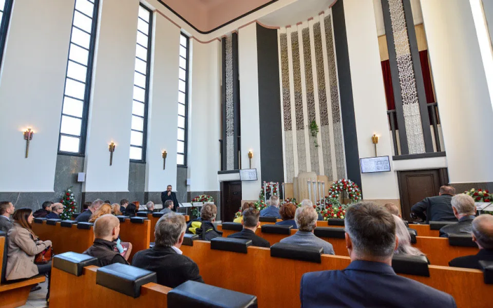 Liberecké krematorium.