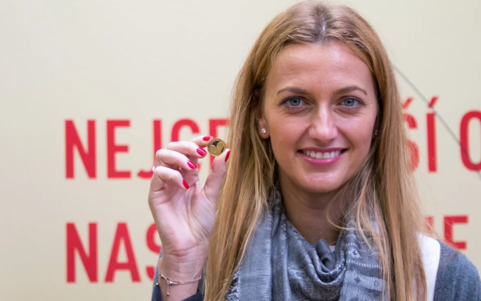 Petra Kvitová má vlastní minci