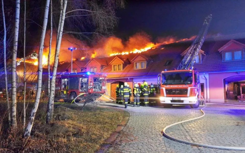 Požár Koňské farmy Vysoká