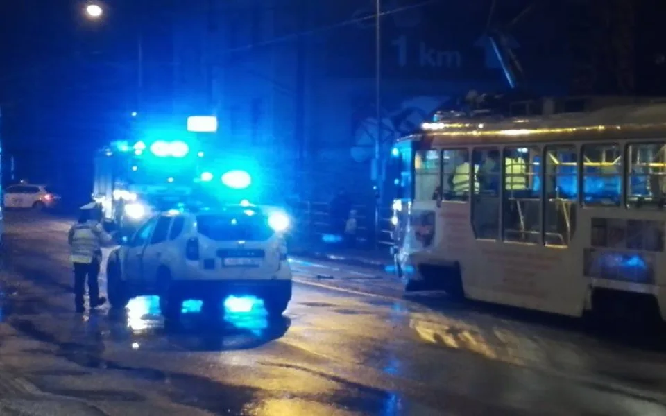 Snímek z místa nehody