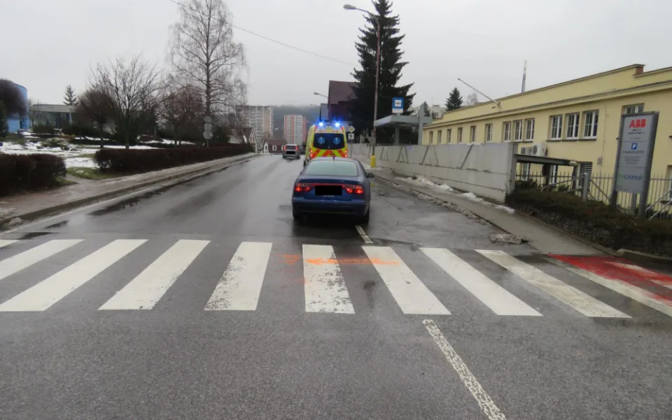 Foto z místa nehody