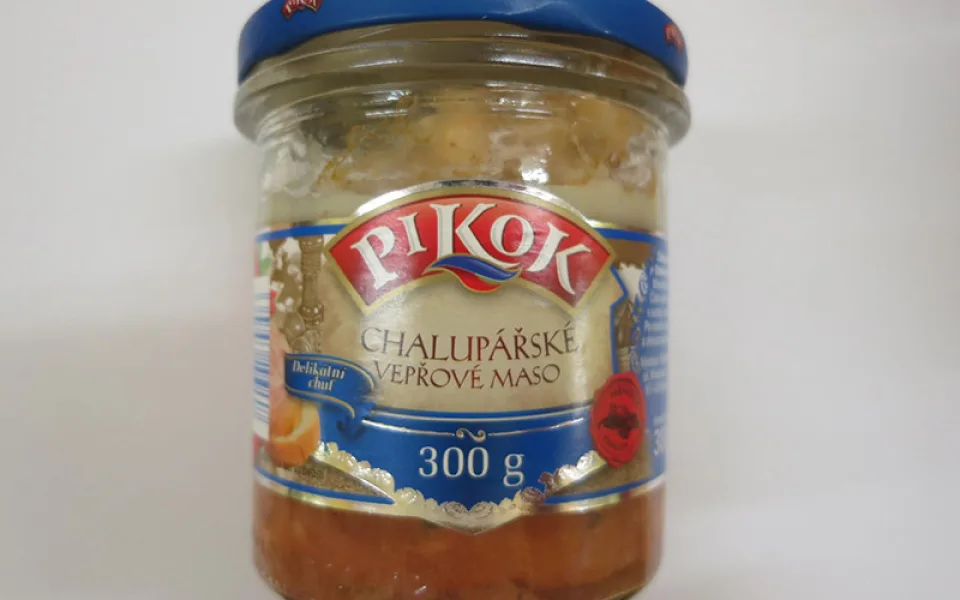 Jeden z výrobků s falšovaným podílem masa