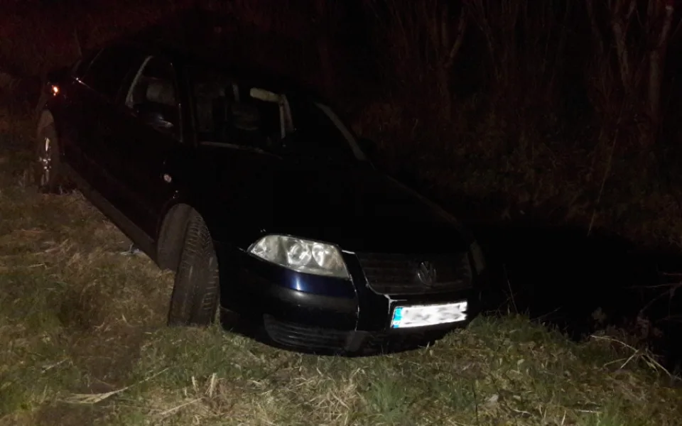 Havarované auto.