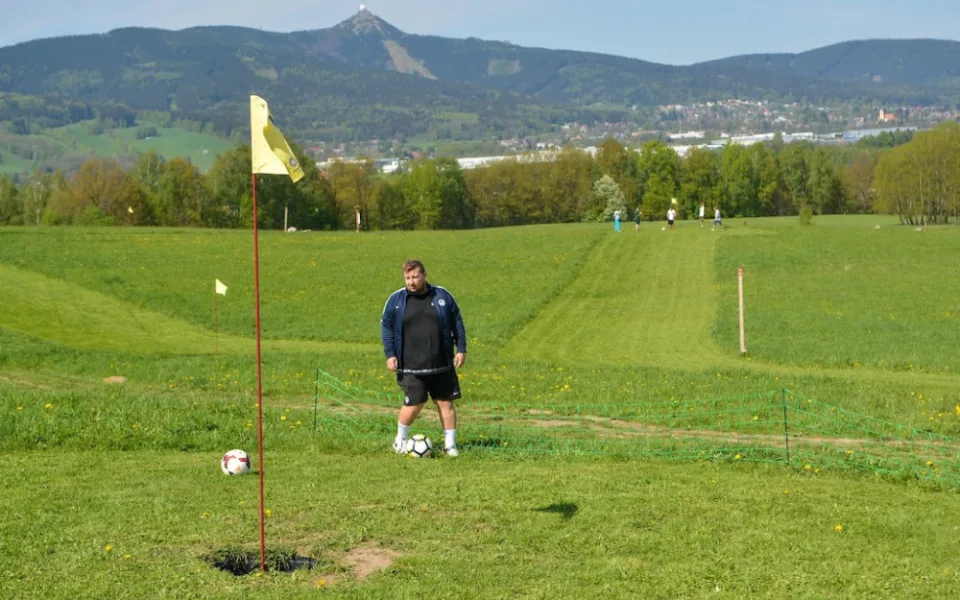 Hřiště na fotbalgolf v sobotu otevře.
