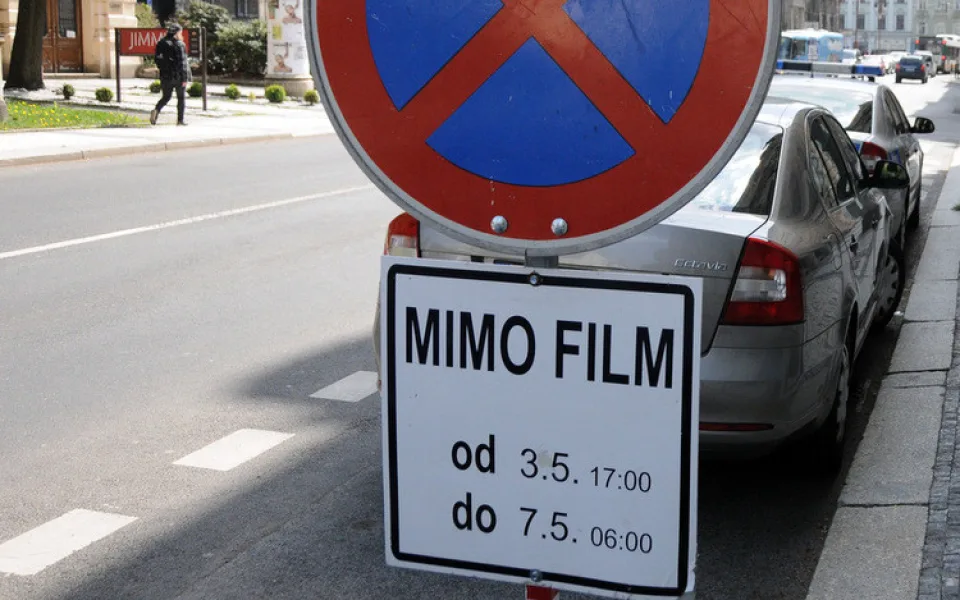 Omezení v dopravě.