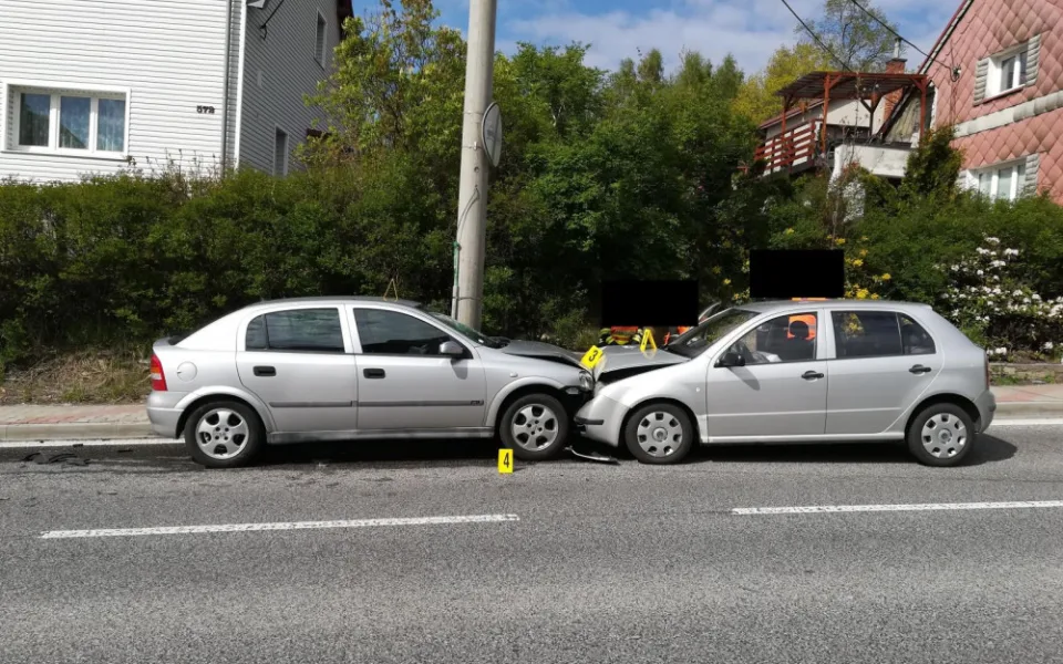 Foto z místa nehody