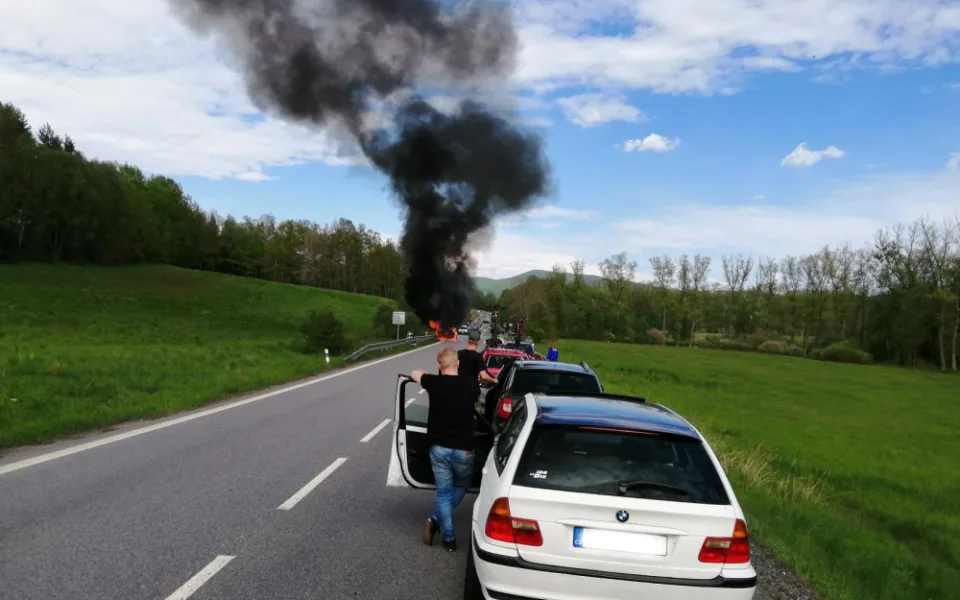 Foto z místa incidentu