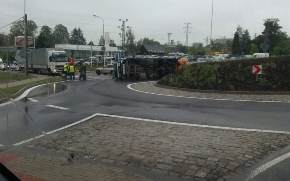 Foto z místa nehody