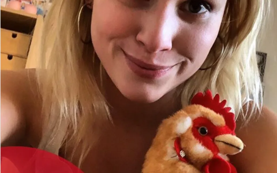 Patronkou slepičky Filipky je Patricie Solaříková.