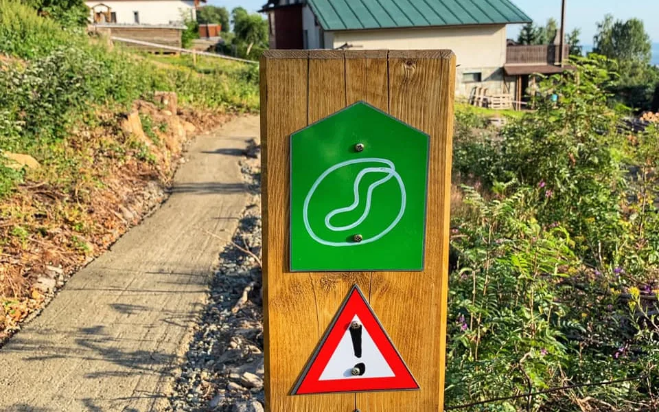 Singltrek na Benecku