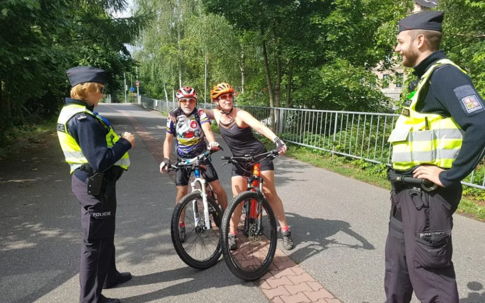 Policisté se zaměřili na cyklisty.