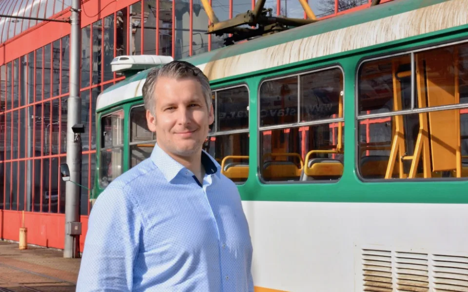 Předseda představenstva DPMLJ Michal Zděnek.